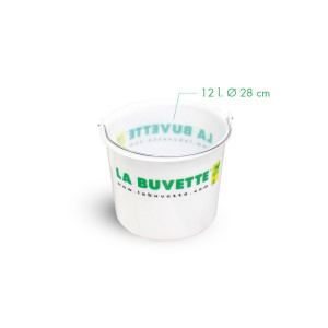 Seau 12 litres - 280 mm La Buvette