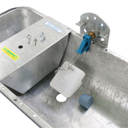 Abreuvoir double pour tonne à eau GALVALAC 65 T La Buvette