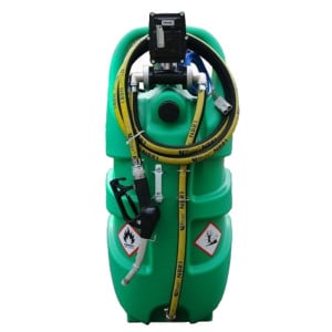 Réservoir Emilcaddy 55 L Essence, normes ADR - pompe ATEX 12V (50 l/min), pistolet manuel avec tuyau 3 m