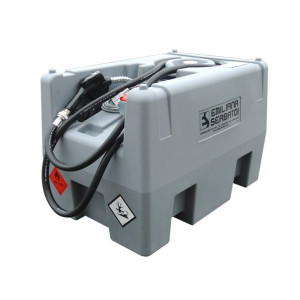 Réservoir CTK 220 L Gasoil, normes ADR - pompe 24V (40 l/min), pistolet automatique avec tuyau 4 m