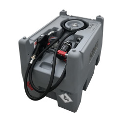 Réservoir CTK 220 L Gasoil, normes ADR - pompe 24V (40 l/min), pistolet automatique avec tuyau 4 m