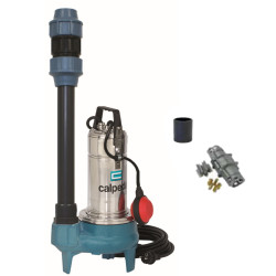 Kit pompe + accessoires KGQSM8SAV-10M Calpeda de dépannage pour eaux chargées