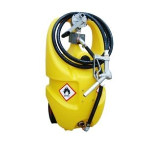 Réservoir Emilcaddy 110 L Gasoil, normes ADR - pompe manuelle rotative, pistolet manuel avec tuyau 3 m