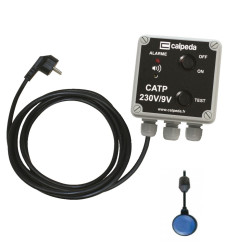 Kit alarme AL 30M Calpeda, 230 V : Coffret alarme + flotteur (30 m de câble) + contre poids
