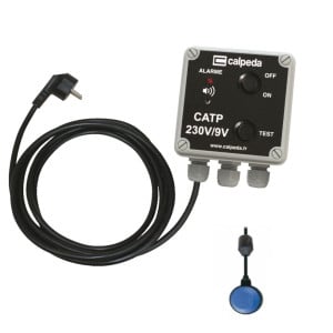 Kit alarme AL 30M Calpeda, 230 V : Coffret alarme + flotteur (30 m de câble) + contre poids