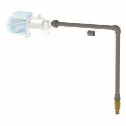 Kit d'aspiration rigide Calpeda - PVC - Ø 1"1/2 x Ø 50