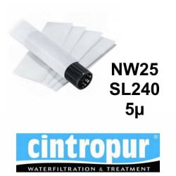 Tamis filtrant C0-5 Calpeda pour filtre domestique NW25 et SL240 - Filtration 5µ (sachet 5 pièces)