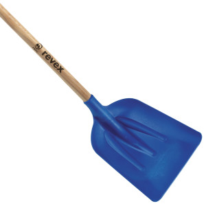 Pelle en fibre de verre multi usage avec manche en bois Revex