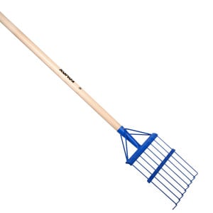 Balai de haie 8 dents 21 cm avec manche en bois Revex