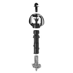 Micro-asperseur SUPERNET NETAFIM 60 l/h tête en haut longue portée