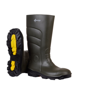 Bottes All Worker 04 verte, Solidur