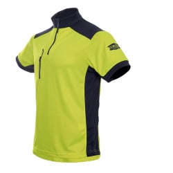 Tee-shirt manche courte anti UV jaune, Solidur