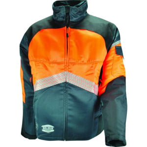 Veste de bûcheronnage Authentic CL 1 gris et orange, Solidur