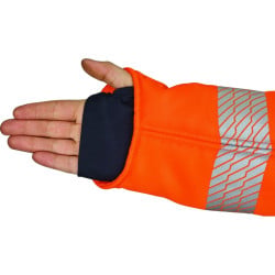 Manchette de protection bûcheronnage Infinity orange, Solidur