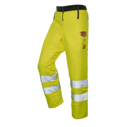 Jambière de bûcheronnage Glow CL 3 Type A jaune, Solidur