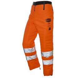 Jambière de bûcheronnage Glow CL 3 Type A orange, Solidur