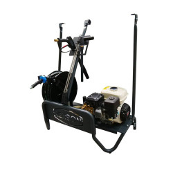 Nettoyeur haute pression Renson thermique boostibc, 160 bars, 10l/min, enrouleur 20m