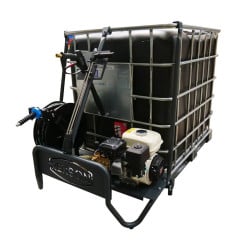 Nettoyeur haute pression Renson thermique boostibc + ibc, 160 bars, 10l/min, enrouleur 20m