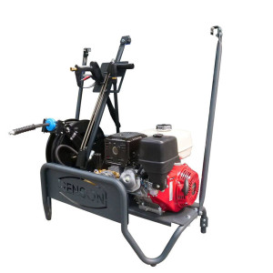 Nettoyeur haute pression Renson thermique boostibc, 250 bars, 15l/min, enrouleur 20m - Moteur Honda GX390