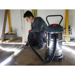 Aspirateur Renson i301 eau et poussière - cuve inox 30L - 1 moteur
