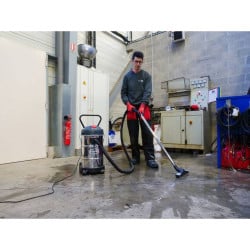 Aspirateur Renson i301 eau et poussière - cuve inox 30L - 1 moteur