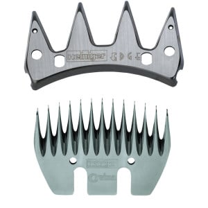 Peigne et contre peigne Edge standard Heiniger, épaisseur des dents 4.4 mm - pour tondeuse filaire Xpert 2-Speed Heiniger
