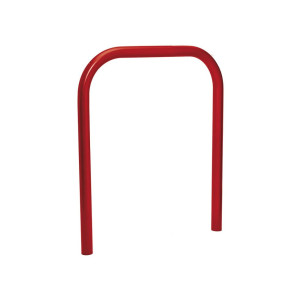 Arceau simple Procity peint/zinc Ø 60 mm, long 1000 mm - Scellement direct - Rouge pourpre