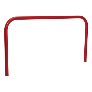 Arceau simple Procity peint/zinc Ø 60 mm, long 2000 mm - Scellement direct - Rouge pourpre