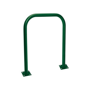 Arceau simple Procity peint/zinc Ø 60 mm, long 1000 mm - Sur platines - Vert mousse