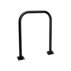 Arceau simple Procity peint/galva Ø 60 mm, long 1000 mm - Sur platines - Noir foncé