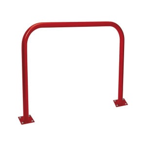 Arceau simple Procity peint/galva Ø 60 mm, long 1500 mm - Sur platines - Rouge pourpre