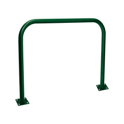 Arceau simple Procity peint/galva Ø 60 mm, long 1500 mm - Sur platines - Vert mousse