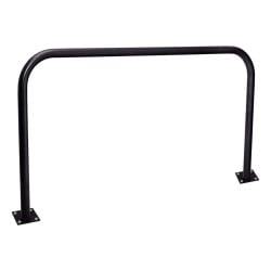 Arceau simple Procity peint/galva Ø 60 mm, long 2000 mm - Sur platines - Noir foncé