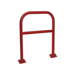 Arceau renforcé Procity peint/zinc Ø 60 mm, long 1000 mm - Sur platines - Rouge pourpre