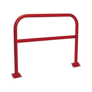Arceau renforcé Procity peint/zinc Ø 60 mm, long 1500 mm - Sur platines - Rouge pourpre