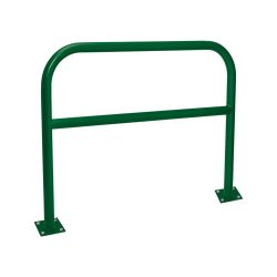 Arceau renforcé Procity peint/zinc Ø 60 mm, long 1500 mm - Sur platines - Vert mousse