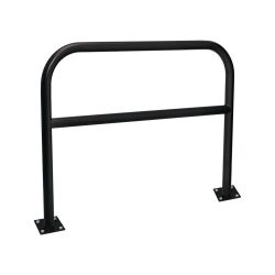 Arceau renforcé Procity peint/zinc Ø 60 mm, long 1500 mm - Sur platines - Noir foncé
