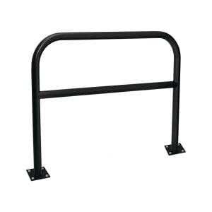 Arceau renforcé Procity peint/zinc Ø 60 mm, long 1500 mm - Sur platines - Noir foncé