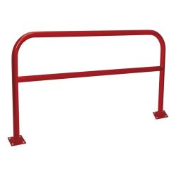Arceau renforcé Procity peint/zinc Ø 60 mm, long 2000 mm - Sur platines - Rouge pourpre