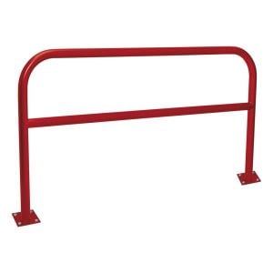 Arceau renforcé Procity peint/zinc Ø 60 mm, long 2000 mm - Sur platines - Rouge pourpre