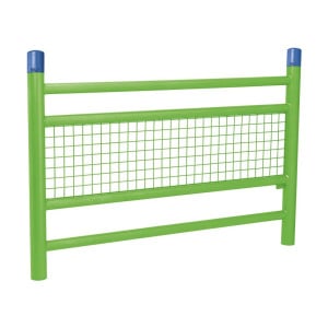 Barrière « spéciale école » Linéa Procity, Bicolore sans animation - Scellement direct - Vert jaune/Bleu gentiane
