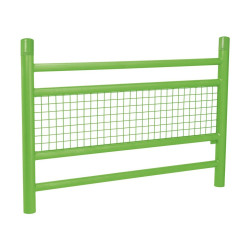 Barrière « spéciale école » Linéa Procity, Monochrome sans animation - Scellement direct - Vert jaune
