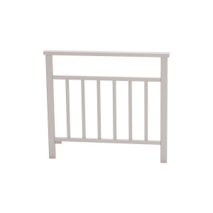 Barrière main courante Venise Procity, cadre barreaux, L 1000 x 900 mm - Scellement direct - Gris soie