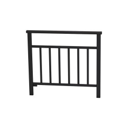 Barrière main courante Venise Procity, cadre barreaux, L 1000 x 900 mm - Scellement direct - Noir foncé