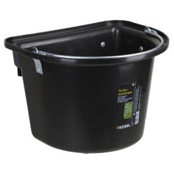 Mangeoire de porte 12 L noir Kerbl