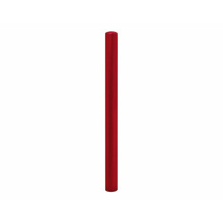 Potelet Carrefour Procity, Ø 76 mm, peint/zinc, haut. hors sol 1000 mm - Rouge pourpre