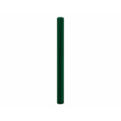 Potelet Carrefour Procity, Ø 76 mm, peint/zinc, haut. hors sol 1000 mm - Vert mousse