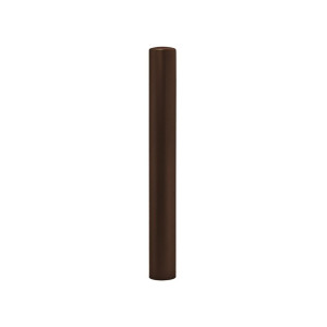 Potelet Carrefour Procity, Ø 114 mm, peint/zinc, haut. hors sol 1000 mm - Brun chocolat