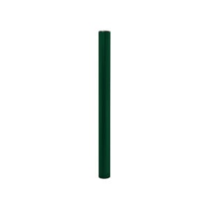 Potelet Province Inox brossé Procity, Ø 76 mm, peint/zinc, fixation scellement, haut. hors sol 1010 mm - Vert mousse