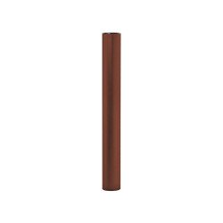 Potelet Province Inox brossé Procity, Ø 114 mm, peint/zinc, fixation scellement, haut. hors sol 1010 mm - Aspect Corten